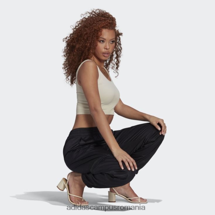 adidas campus romania pantaloni cargo din twill negri femei negru J266N23230