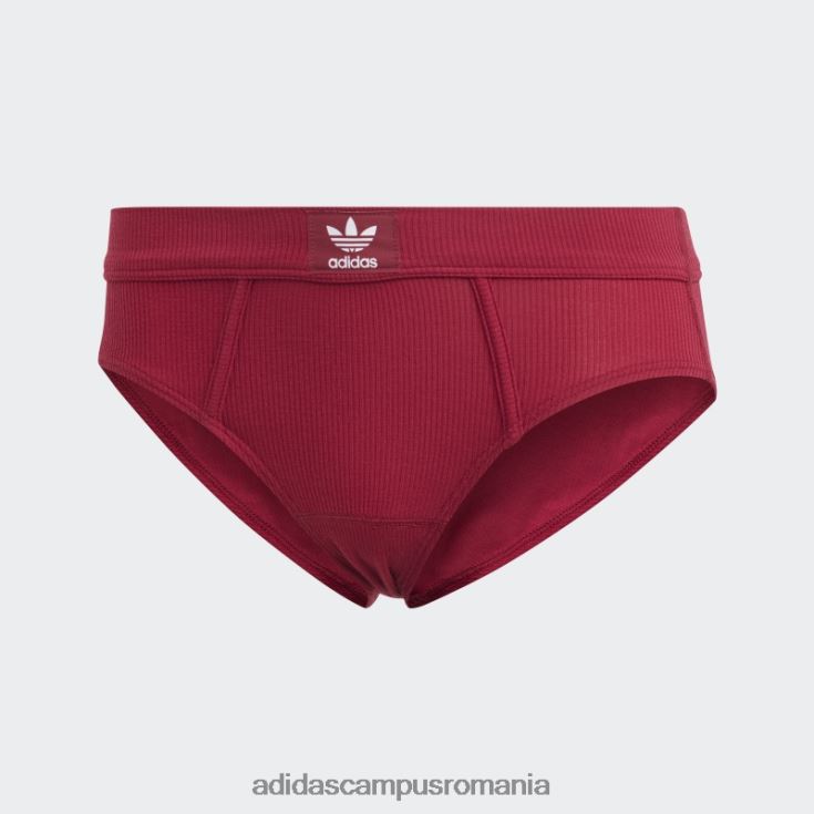 adidas campus romania pantaloni de bikini din bumbac cu nervuri adicolor flex burgundy adidas femei Burgundia J266N29276