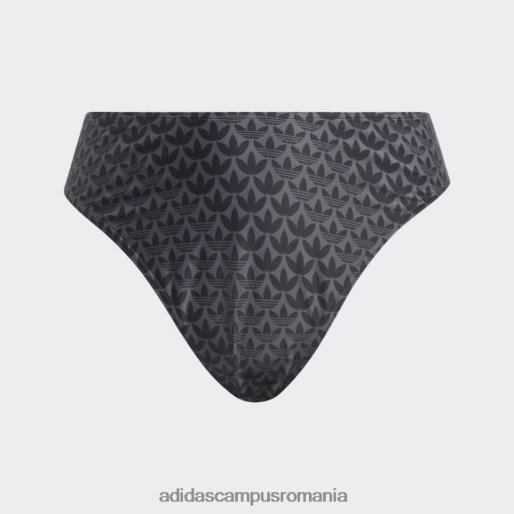adidas campus romania pantaloni de bikini negri originali monogram (marime plus) adidas femei alb negru J266N217103