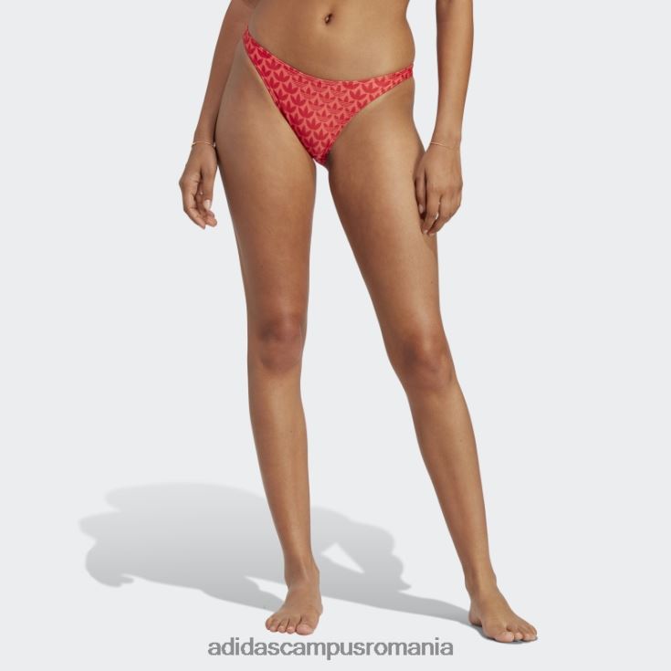 adidas campus romania pantaloni de bikini originals monogram stacojiu femei stacojiu/alb J266N216892