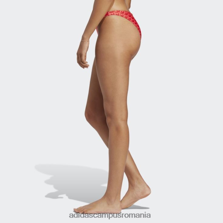 adidas campus romania pantaloni de bikini originals monogram stacojiu femei stacojiu/alb J266N216892