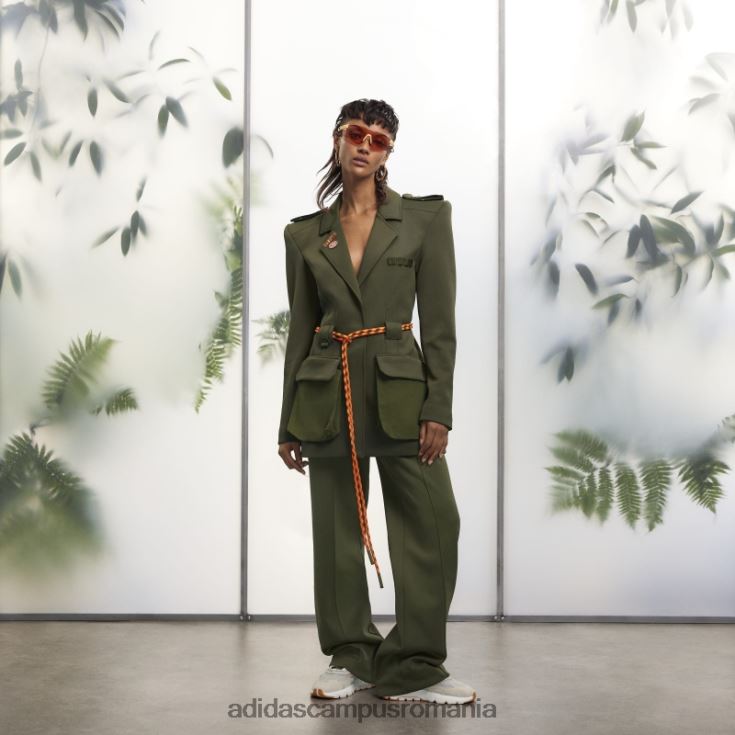 adidas campus romania pantaloni de costum din twill de pin adidas femei pin J266N22577