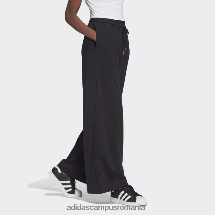 adidas campus romania pantaloni de jogging adicolor cu picior largi negri femei negru J266N217587