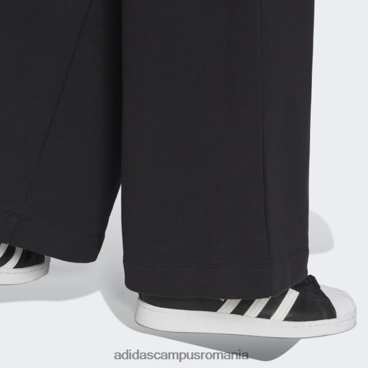 adidas campus romania pantaloni de jogging adicolor cu picior largi negri femei negru J266N217587