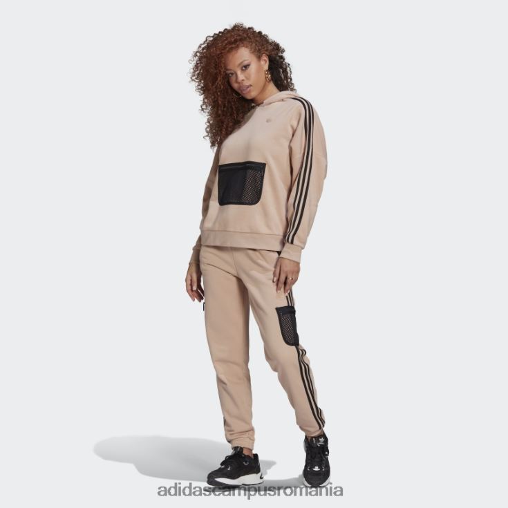adidas campus romania pantaloni de jogging adidas cu manșete perle femei perlă de frasin J266N217547
