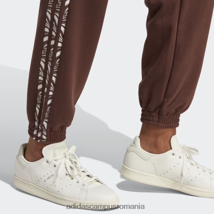 adidas campus romania pantaloni de jogging cu imprimeu animal abstract auburn femei castaniu J266N216754