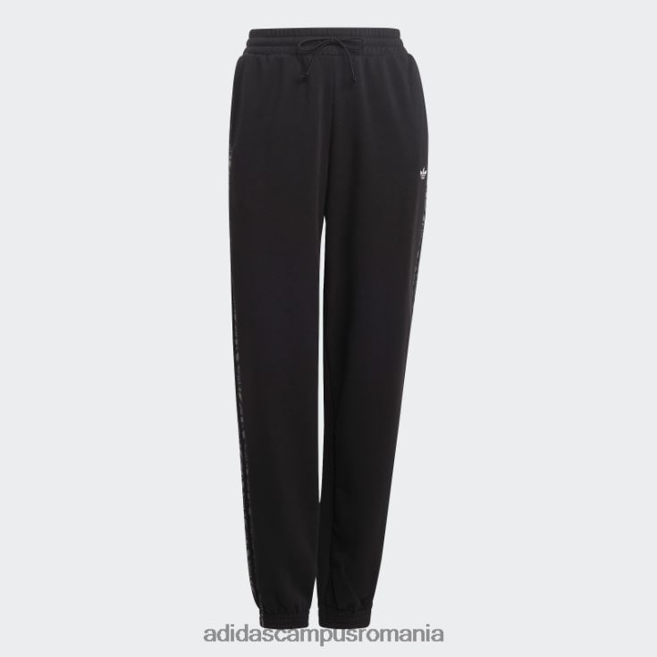 adidas campus romania pantaloni de jogging cu imprimeu animal abstract negri femei negru J266N29877