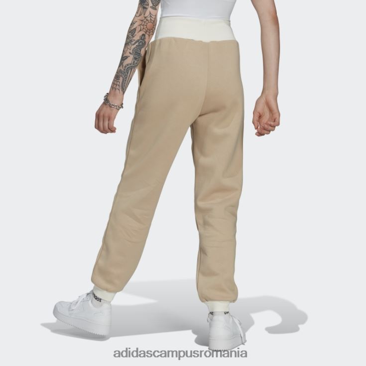 adidas campus romania pantaloni de jogging cu manșete bej femei bej J266N210790