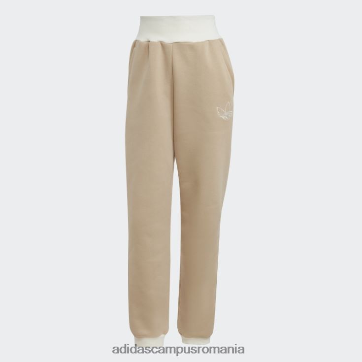 adidas campus romania pantaloni de jogging cu manșete bej femei bej J266N210790