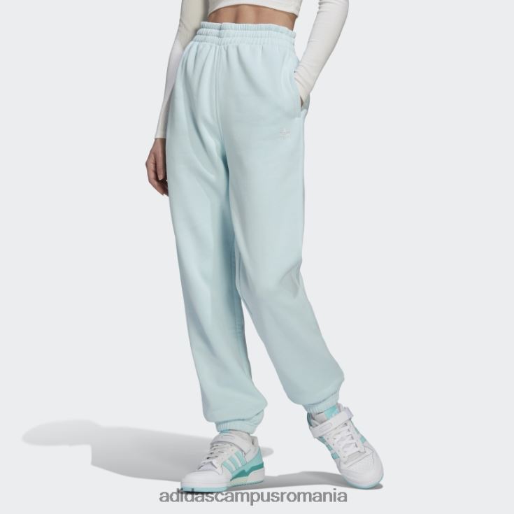 adidas campus romania pantaloni de jogging din fleece adicolor blue essentials femei albastru J266N23131