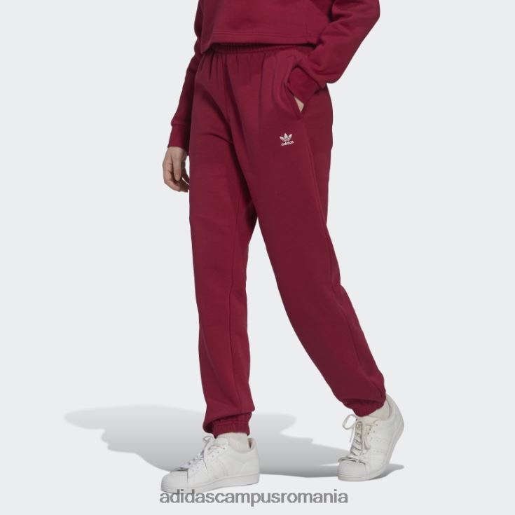 adidas campus romania pantaloni de jogging din fleece adicolor essentials burgundy femei Burgundia J266N210267