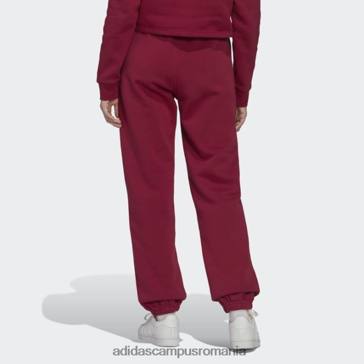adidas campus romania pantaloni de jogging din fleece adicolor essentials burgundy femei Burgundia J266N210267