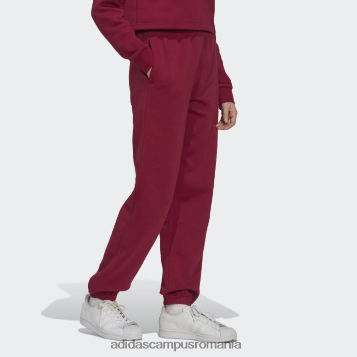 adidas campus romania pantaloni de jogging din fleece adicolor essentials burgundy femei Burgundia J266N210267