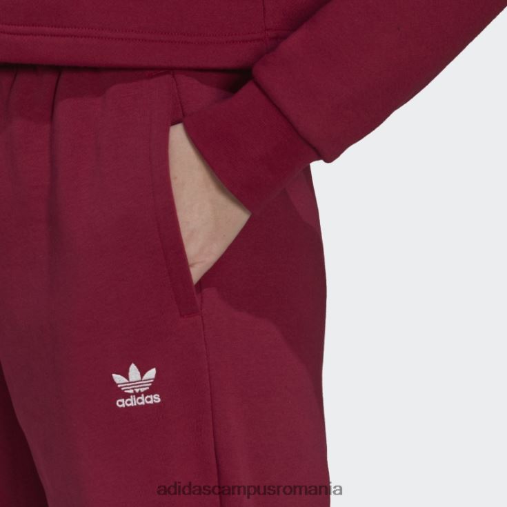 adidas campus romania pantaloni de jogging din fleece adicolor essentials burgundy femei Burgundia J266N210267