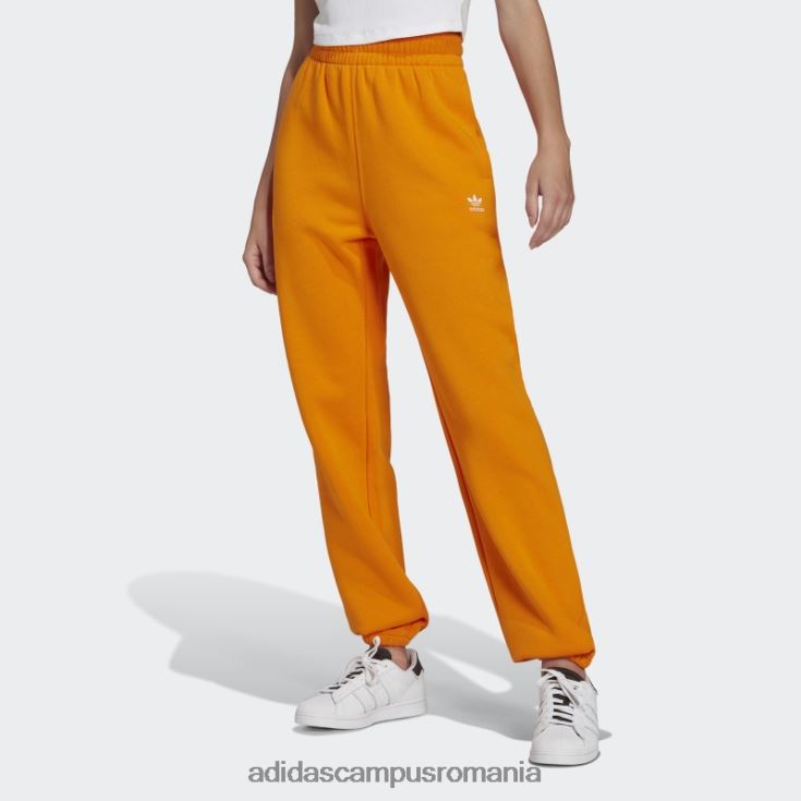 adidas campus romania pantaloni de jogging din fleece adicolor essentials portocalii femei portocale J266N210628