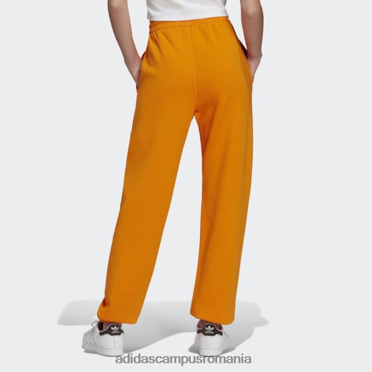 adidas campus romania pantaloni de jogging din fleece adicolor essentials portocalii femei portocale J266N210628