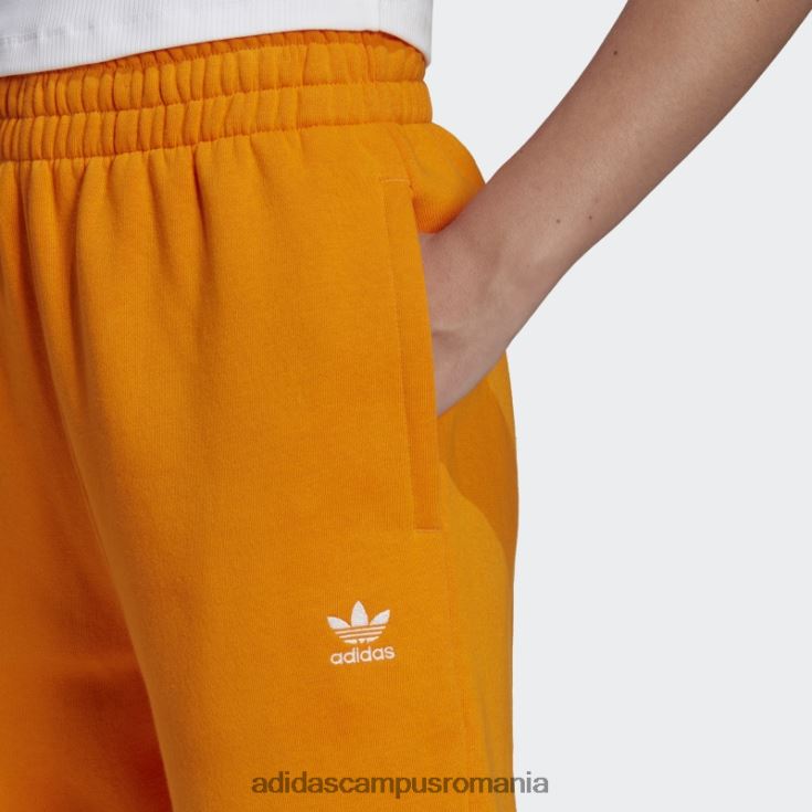 adidas campus romania pantaloni de jogging din fleece adicolor essentials portocalii femei portocale J266N210628