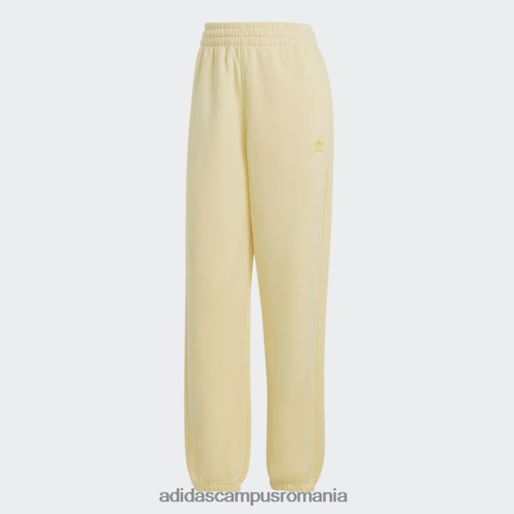adidas campus romania pantaloni de jogging din fleece yellow essentials femei galben J266N210090