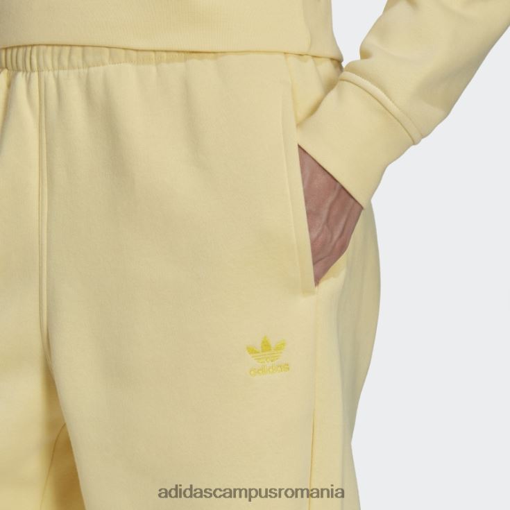 adidas campus romania pantaloni de jogging din fleece yellow essentials femei galben J266N210090