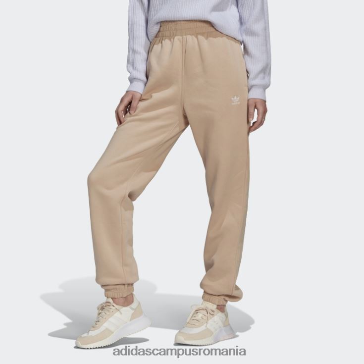adidas campus romania pantaloni de jogging fleece adicolor essentials bej adidas femei bej J266N210344
