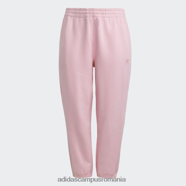 adidas campus romania pantaloni de jogging fleece essentials (plus marime) adidas adevarat roz femei roz adevarat J266N29114