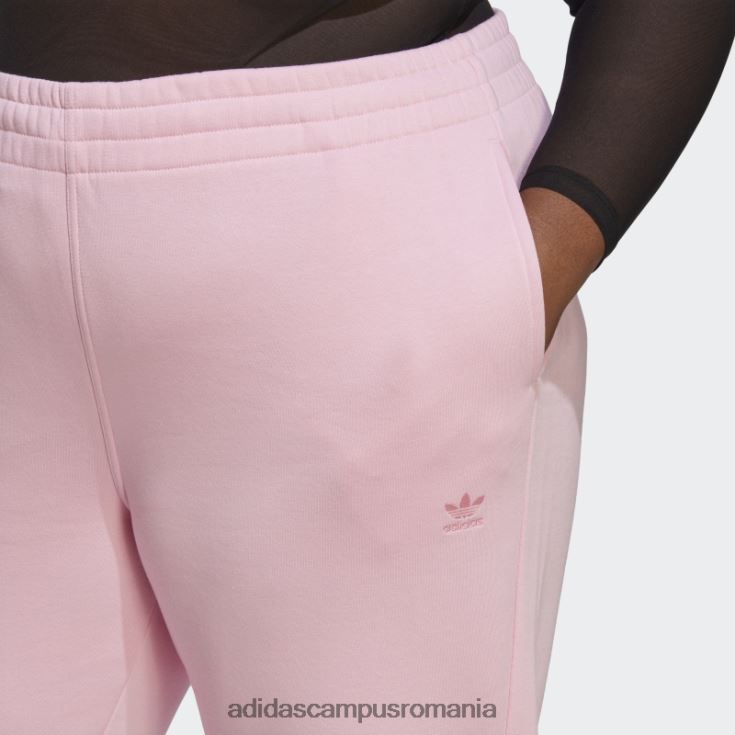 adidas campus romania pantaloni de jogging fleece essentials (plus marime) adidas adevarat roz femei roz adevarat J266N29114
