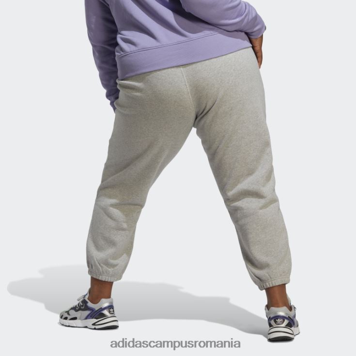 adidas campus romania pantaloni de jogging fleece essentials (plus marime) gri mediu adidas femei gri mediu J266N29858
