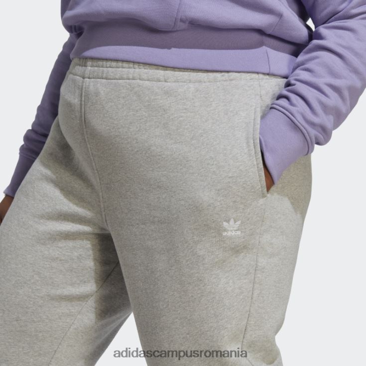 adidas campus romania pantaloni de jogging fleece essentials (plus marime) gri mediu adidas femei gri mediu J266N29858