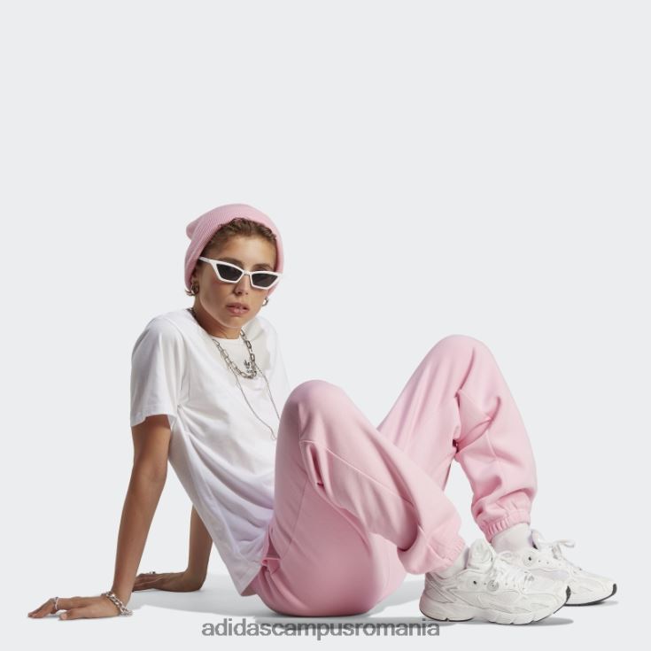 adidas campus romania pantaloni de jogging fleece essentials, roz adevărat femei roz adevarat J266N216790