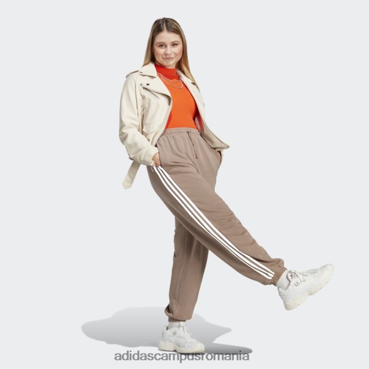 adidas campus romania pantaloni de jogging maro cretos femei maro cretos J266N217441