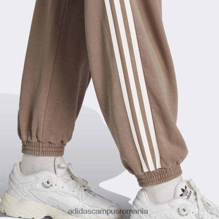 adidas campus romania pantaloni de jogging maro cretos femei maro cretos J266N217441