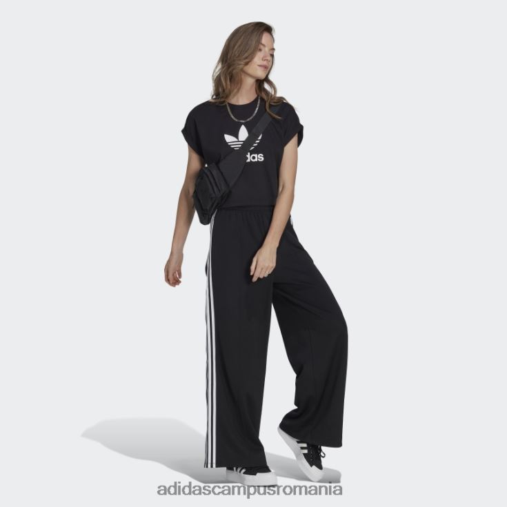 adidas campus romania pantaloni de jogging negri adicolor classics cu picioare late adidas femei negru J266N217433
