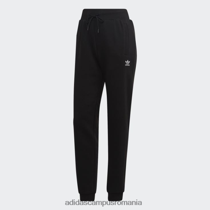 adidas campus romania pantaloni de jogging negri adicolor essentials fleece subțiri femei negru J266N210306