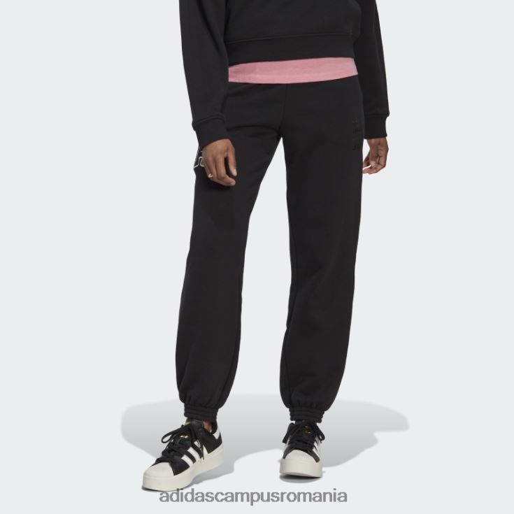 adidas campus romania pantaloni de jogging negri cu manșete Disney femei negru J266N22813