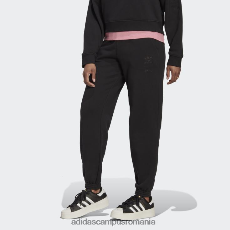 adidas campus romania pantaloni de jogging negri cu manșete Disney femei negru J266N22813