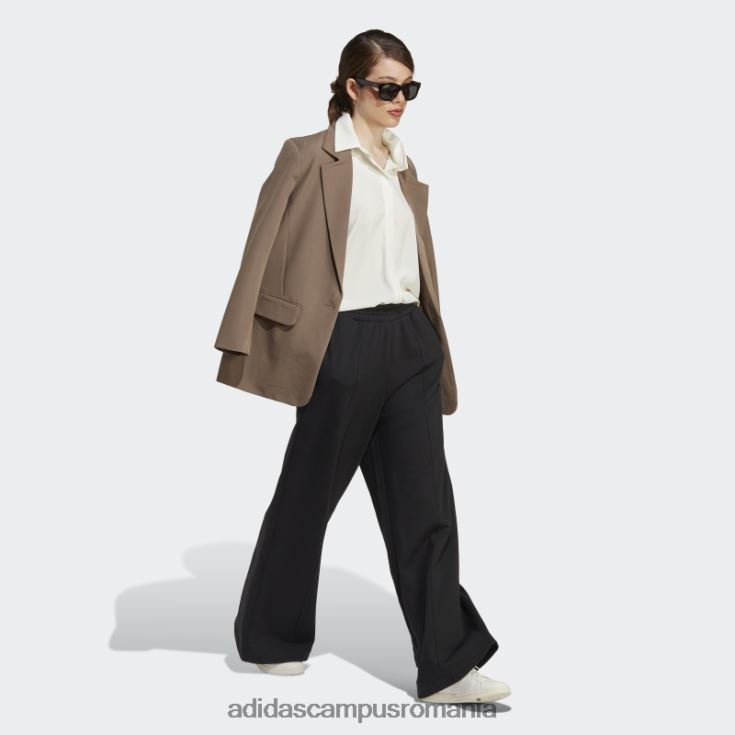 adidas campus romania pantaloni de jogging pintuck premium essentials negri femei negru J266N216423