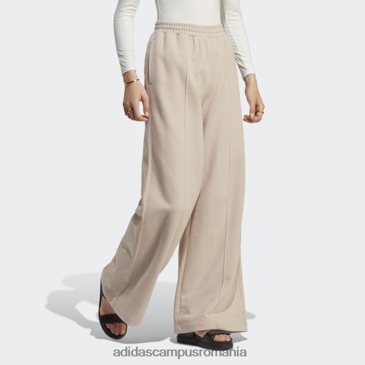 adidas campus romania pantaloni de jogging pintuck premium essentials taupe femei taupe J266N216631