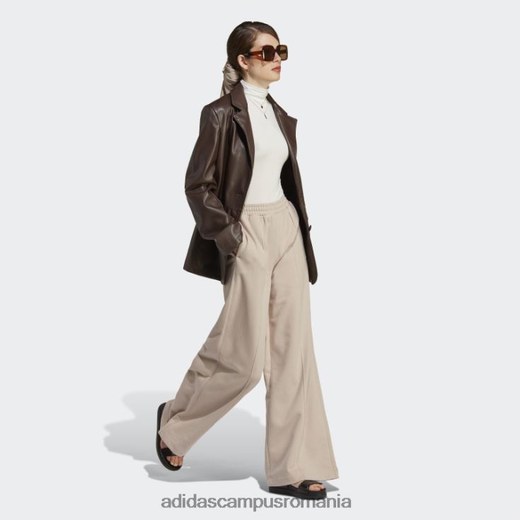 adidas campus romania pantaloni de jogging pintuck premium essentials taupe femei taupe J266N216631