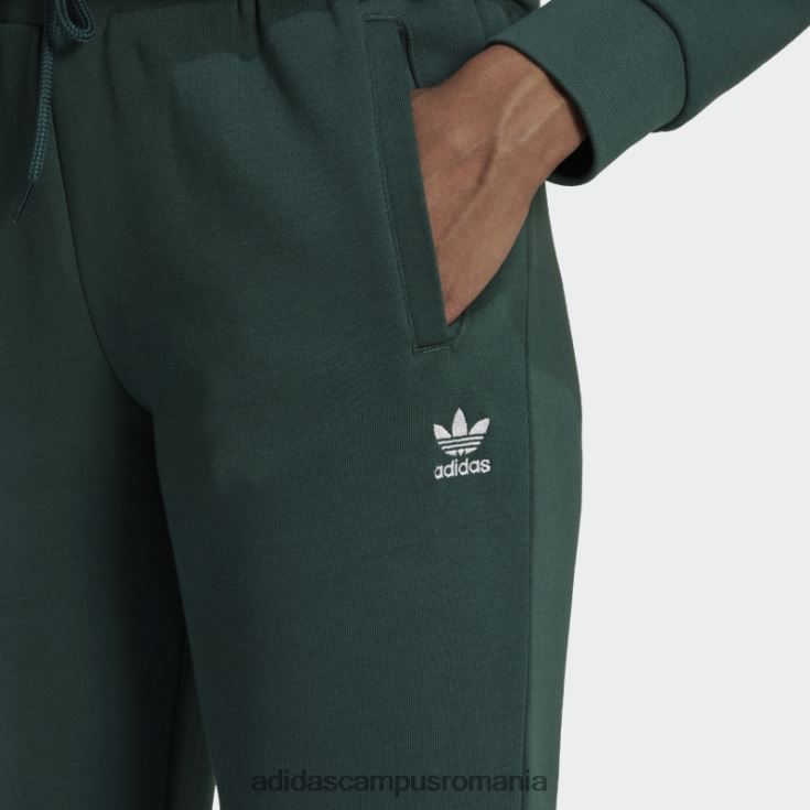 adidas campus romania pantaloni de jogging subțiri din lână verde mineral adicolor essentials femei verde mineral J266N210421