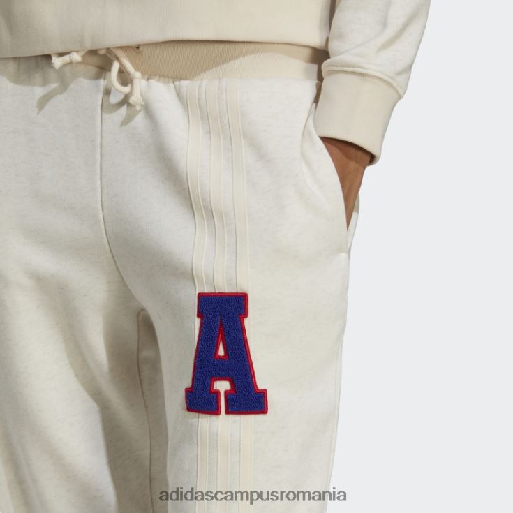 adidas campus romania pantaloni de sport alb mel originals cu 3 dungi femei alb mel J266N210787