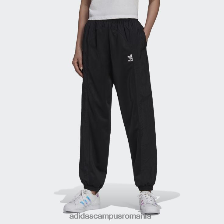 adidas campus romania pantaloni de sport negri adicolor split trefoil femei negru J266N210595