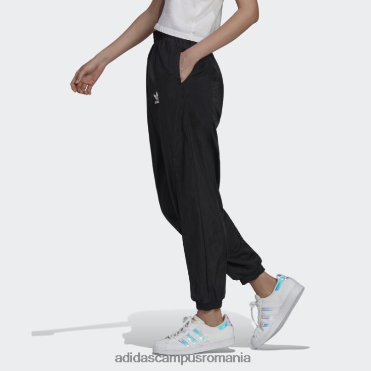 adidas campus romania pantaloni de sport negri adicolor split trefoil femei negru J266N210595