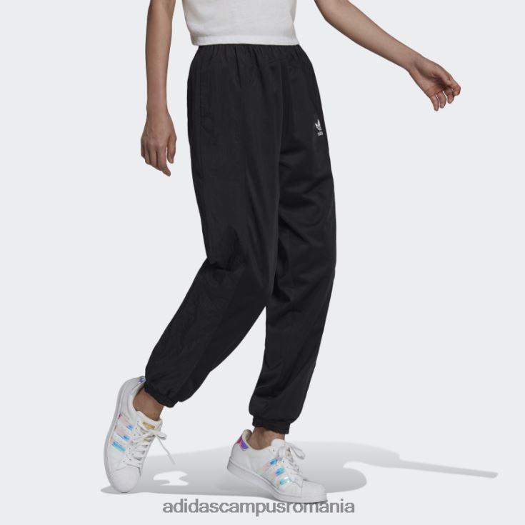 adidas campus romania pantaloni de sport negri adicolor split trefoil femei negru J266N210595
