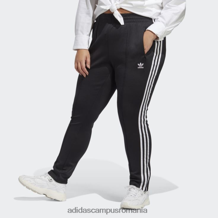 adidas campus romania pantaloni de sport primeblue sst (mărime plus) negri adidas femei alb negru J266N28880