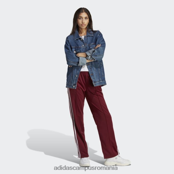 adidas campus romania pantaloni de sport roșii adicolor classics firebird femei roșu J266N29059