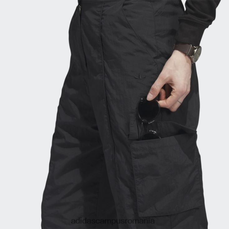 adidas campus romania pantaloni de trening cargo din nailon premium essentials negru adidas femei negru J266N216590