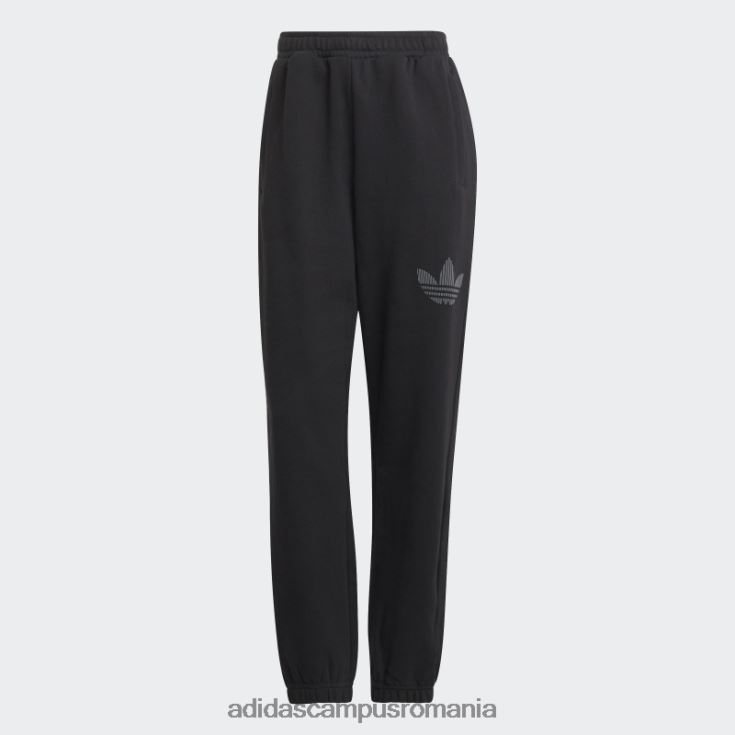 adidas campus romania pantaloni de trening cu mansete, cu trifoil grafic negru adidas femei negru J266N23252