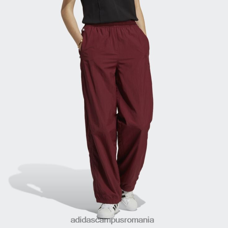 adidas campus romania pantaloni de trening din nylon premium essentials roșii adidas femei roșu J266N216677