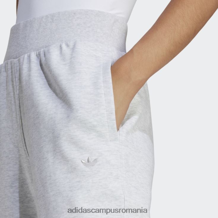adidas campus romania pantaloni de trening gri deschis heather premium essentials femei erica gri deschis J266N216397