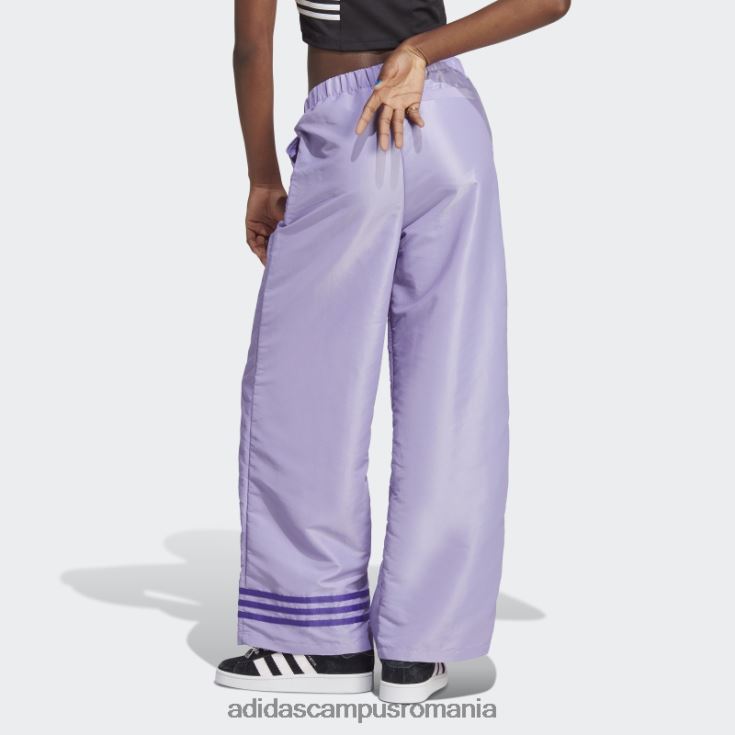 adidas campus romania pantaloni de trening liliac cu picioare late femei liliac J266N217423
